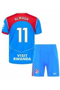 Atletico Madrid Thiago Almada #11 Babytruitje 3e tenue Kind 2025-26 Korte Mouw (+ Korte broeken)